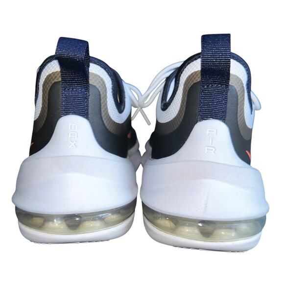 Nike Air Max Axis White Obsidian Orange Men's 7 Sneakers AA2146-108 - Picture 4 of 7